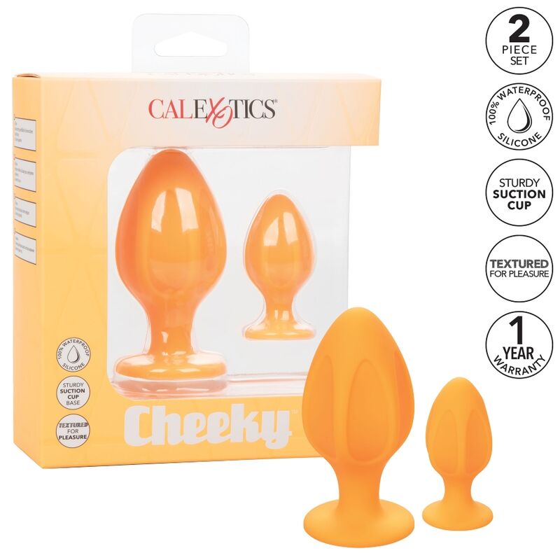 CALEXOTICS - CHEEKY PLUGS ANALES NARANJA