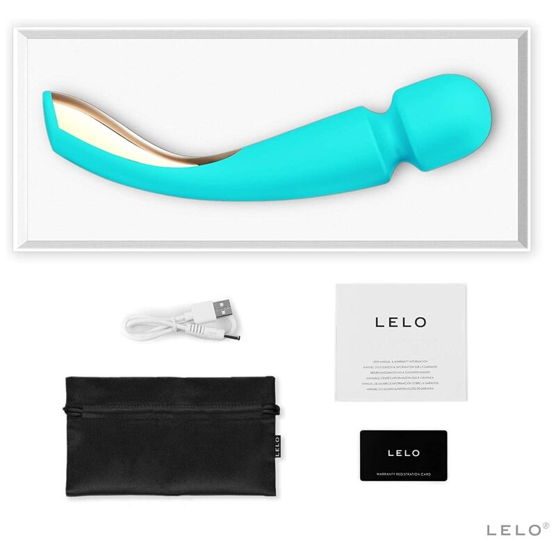 LELO - MASAJEADOR SMART MEDIUM WAND 2 VERDE AGUA