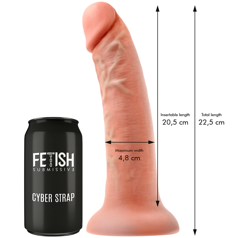 FETISH SUBMISSIVE CYBER STRAP - ARNES CON DILDO CONTROL REMOTO TECNOLOGIA WATCHME L