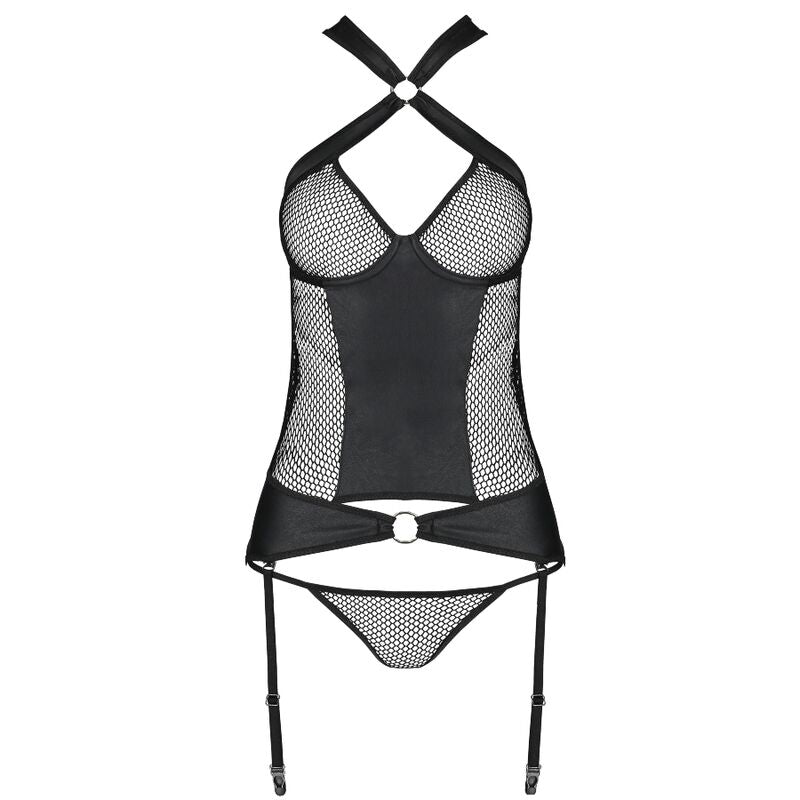 PASSION - AMANDA CORSET CUERO ECOLOGICO S/M