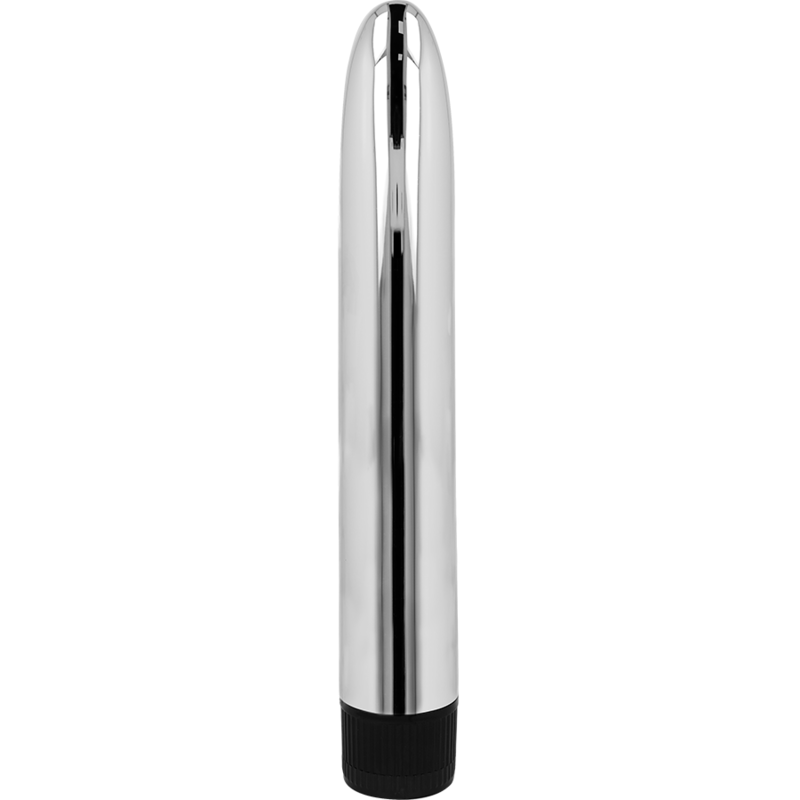 OHMAMA - VIBRADOR CLASICO SILVER 17.5 CM