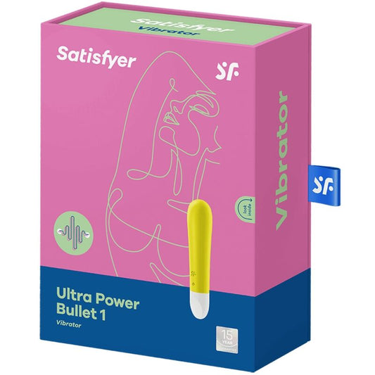 SATISFYER - ULTRA POWER BULLET 1 BALA VIBRADORA AMARILLA