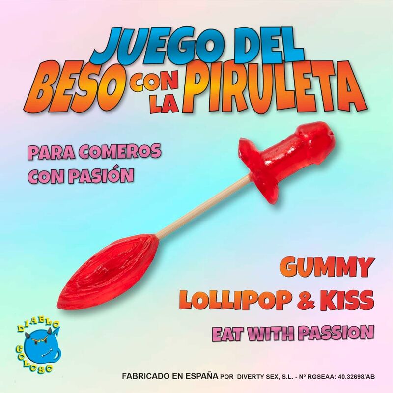 DIABLO PICANTE - JUEGO PITO Y LABIOS DE GOMINOLA