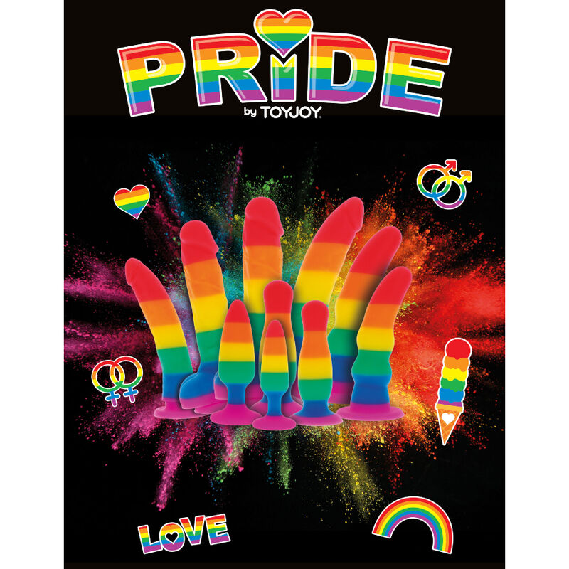 PRIDE - PLUG FUN STUFER BANDERA LGBT 8,5 CM