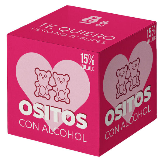 OSITO & CO - OSITOS DE GOMINOLA CON ALCOHOL GINEBRA Y FRESAS