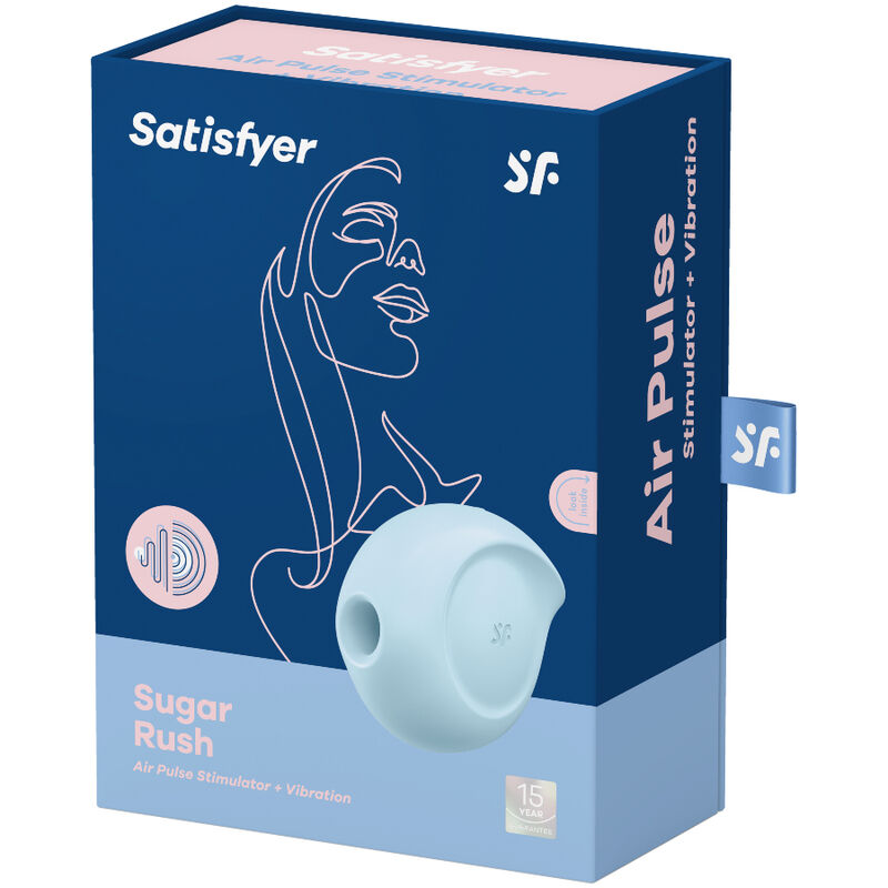 SATISFYER - SUGAR RUSH ESTIMULADOR Y VIBRADOR ROSA