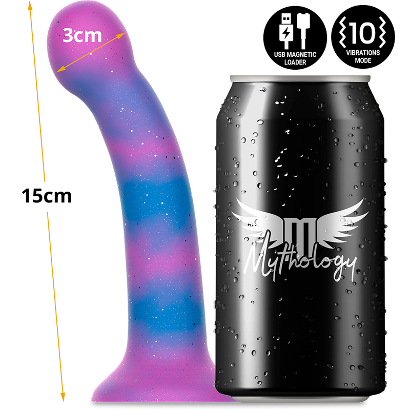 MYTHOLOGY - DION GALACTIC DILDO S - VIBRADOR COMPATIBLE CON WATCHME WIRELESS TECHNOLOGY