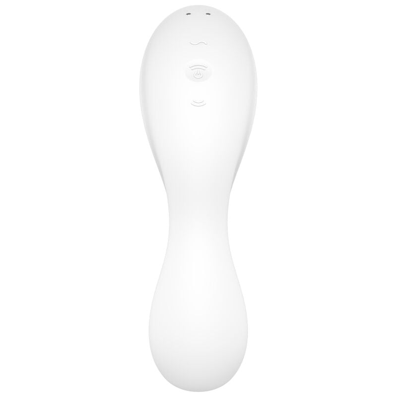 SATISFYER - CURVY TRINITY 5 ESTIMULADOR Y VIBRADOR APP BLANCO