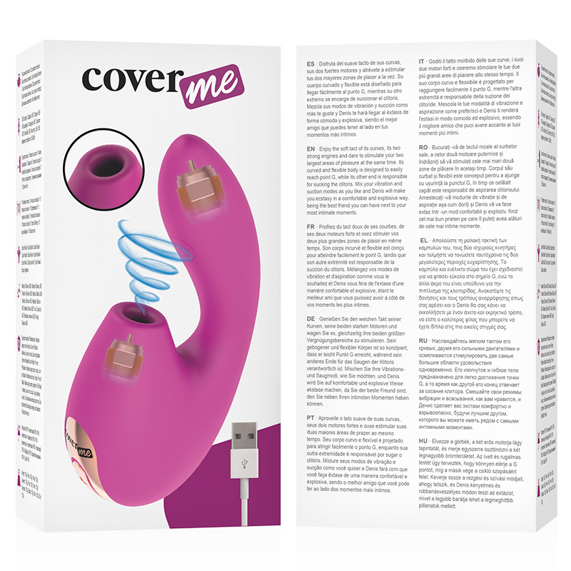 COVERME - CLITORAL SUCCION & VIBRADOR POTENTE G-SPOT RUSH