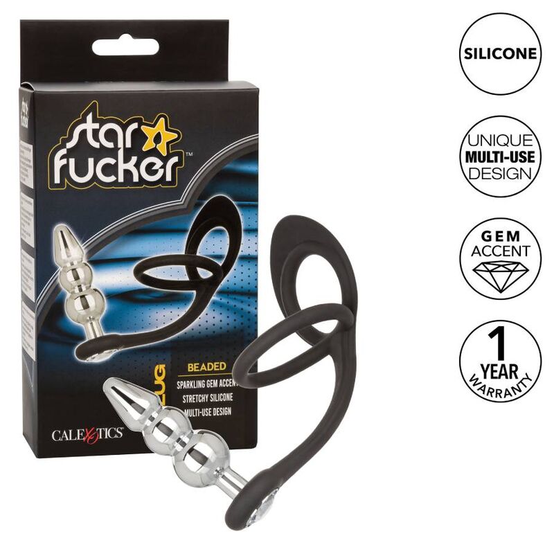 CALEXOTICS - STAR FUCKER BEADED PLUG