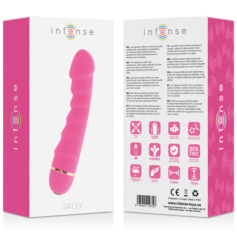 INTENSE - SALLY 20 SPEEDS SILICONE ROSA