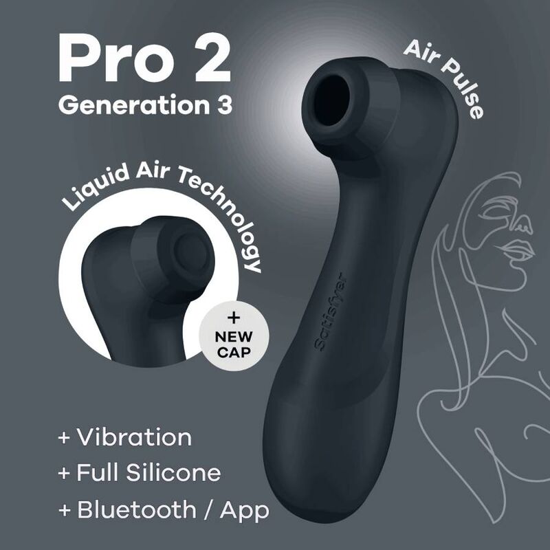 SATISFYER - PRO 2 GENERACIÓN 3 GRANATE BLUETOOTH & APP