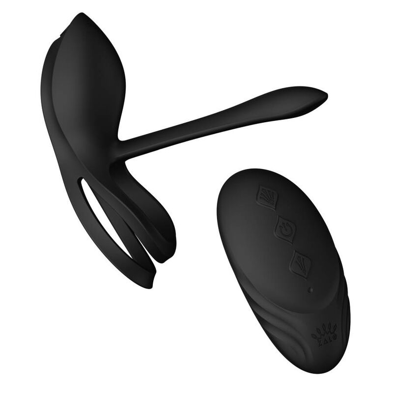 ZALO - BAYEK ANILLO VIBRADOR CONTROL REMOTO PAREJAS NEGRO