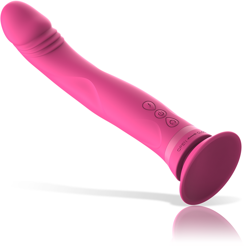 INTENSE - MICHELANGELO DILDO VIBRADOR SILICONA ROSA