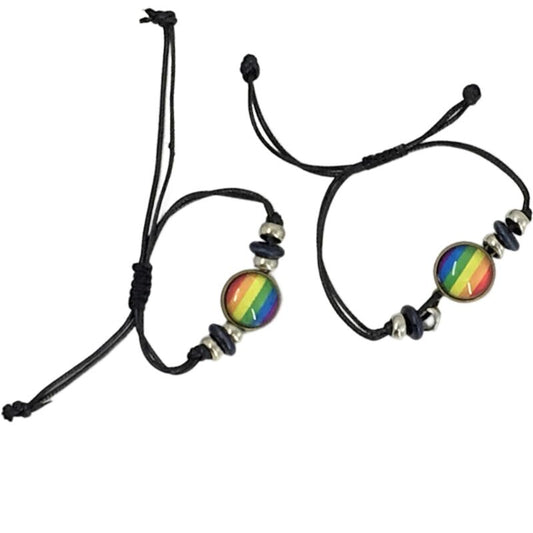 PRIDE - PULSERA CIRCULO CENTRAL BANDERA LGBT