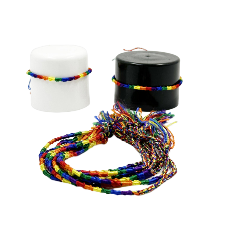 PRIDE - PULSERA HILO FINO BANDERA LGTB