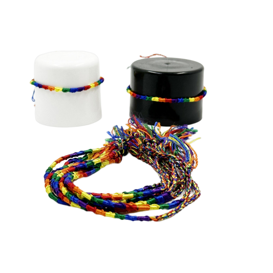 PRIDE - PULSERA HILO FINO BANDERA LGTB