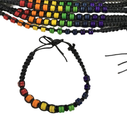 PRIDE - PULSERA CUENTAS BANDERA LGBT