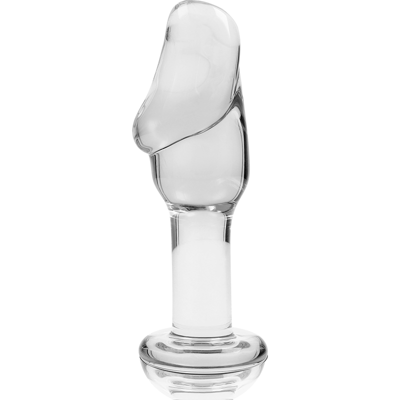 NEBULA SERIES BY IBIZA - MODELO 6 PLUG CRISTAL BOROSILICATO TRANSPARENTE 12.5 CM -O- 4 CM