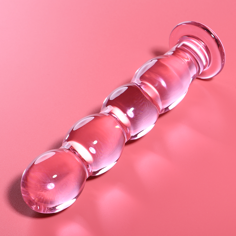 NEBULA SERIES BY IBIZA - MODELO 10 DILDO CRISTAL BOROSILICATO TRANSPARENTE 16.5 CM -O- 3.5 CM