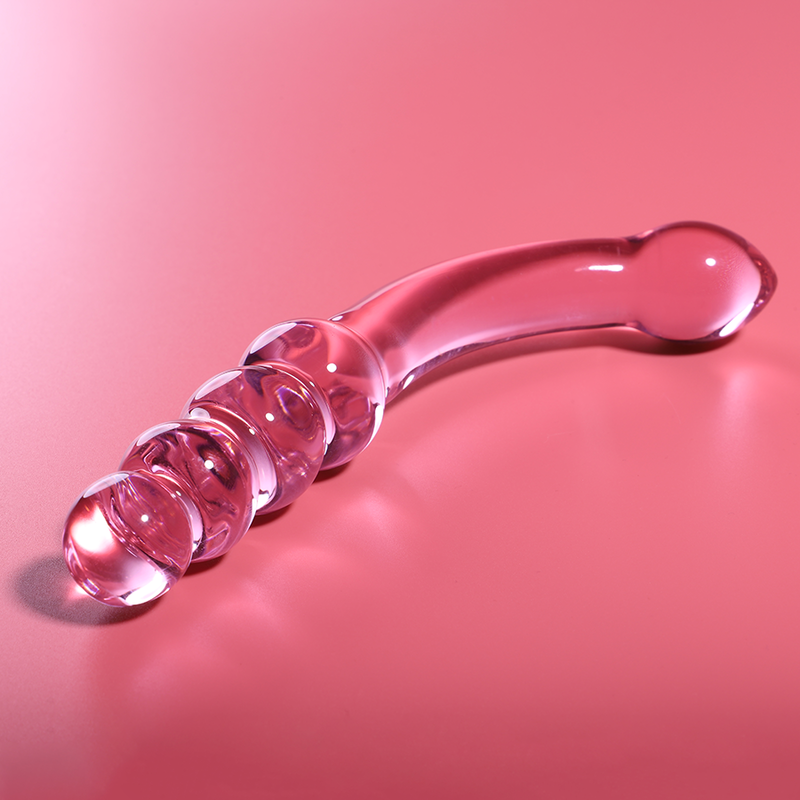 NEBULA SERIES BY IBIZA - MODELO 14 DILDO CRISTAL BOROSILICATO TRANSPARENTE 18.5 CM -O- 3 CM