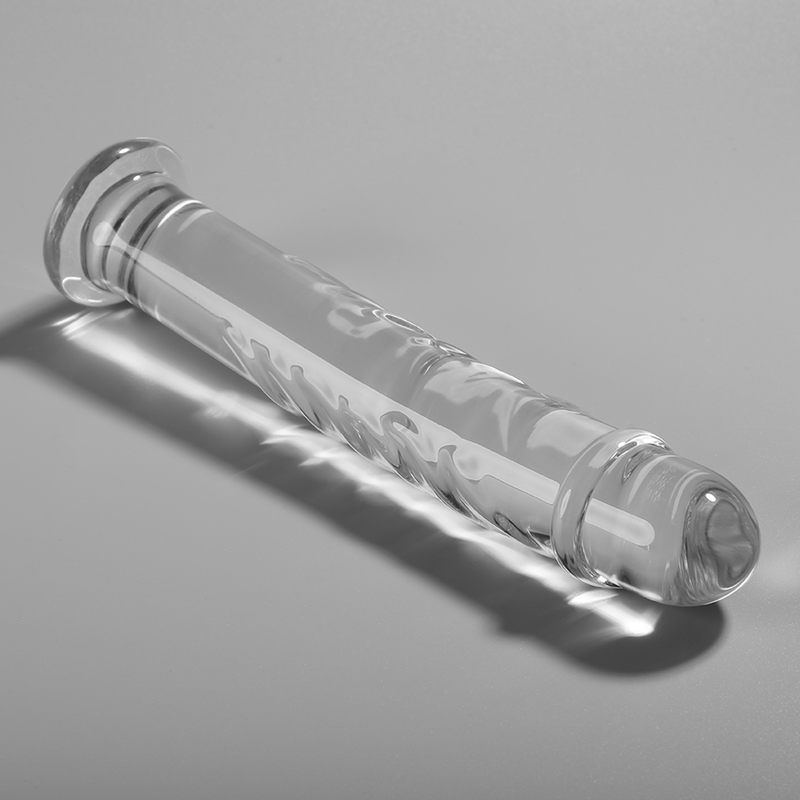 NEBULA SERIES BY IBIZA - MODELO 16 DILDO CRISTAL BOROSILICATO TRANSPARENTE 18.5 CM -O- 3 CM