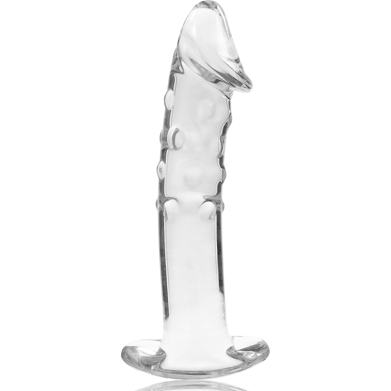 NEBULA SERIES BY IBIZA - MODELO 19 DILDO CRISTAL BOROSILICATO TRANSPARENTE 18.5 CM -O- 4 CM