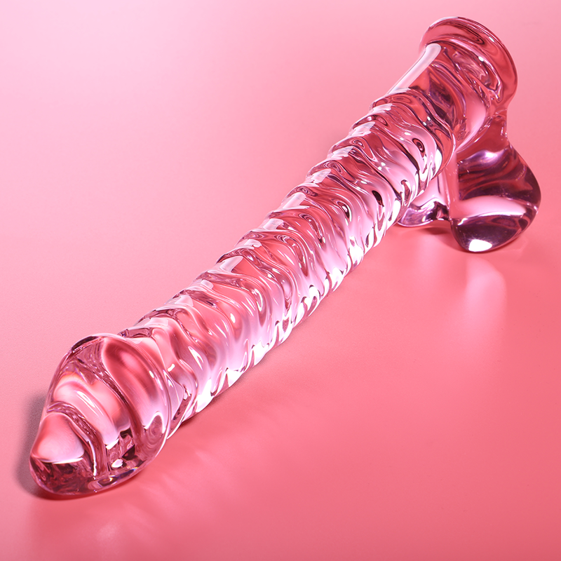 NEBULA SERIES BY IBIZA - MODELO 23 DILDO CRISTAL BOROSILICATO TRANSPARENTE 21.5 CM -O- 4 CM