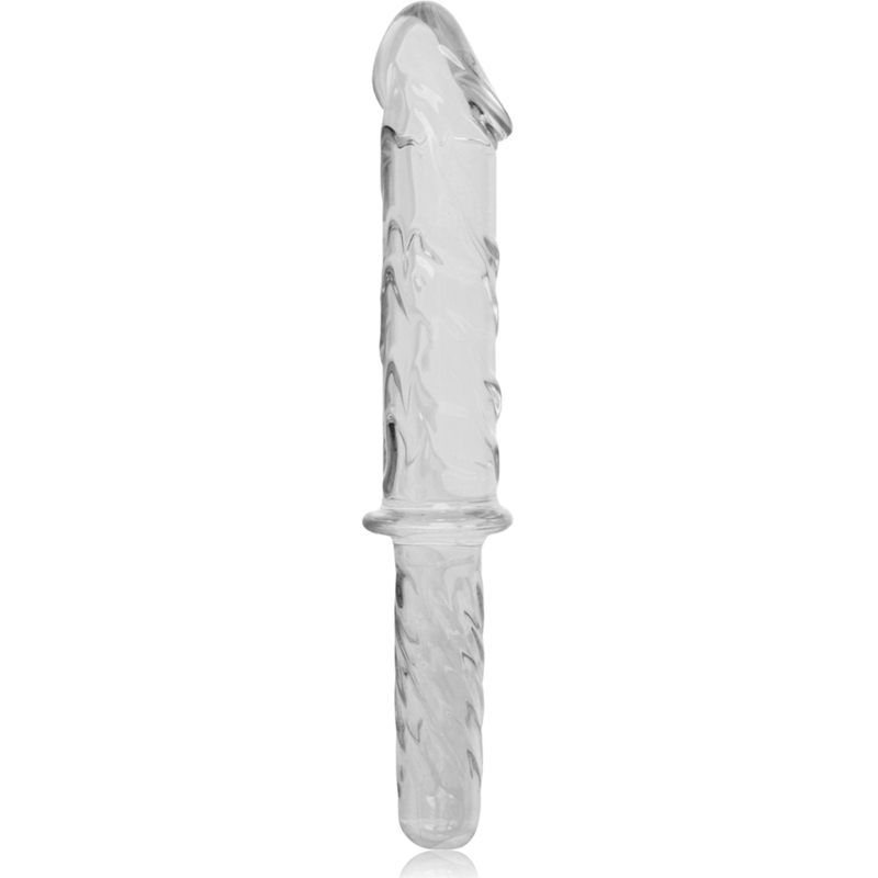 NEBULA SERIES BY IBIZA - MODELO 24 DILDO CRISTAL BOROSILICATO TRANSPARENTE 28.5 CM -O- 5 CM