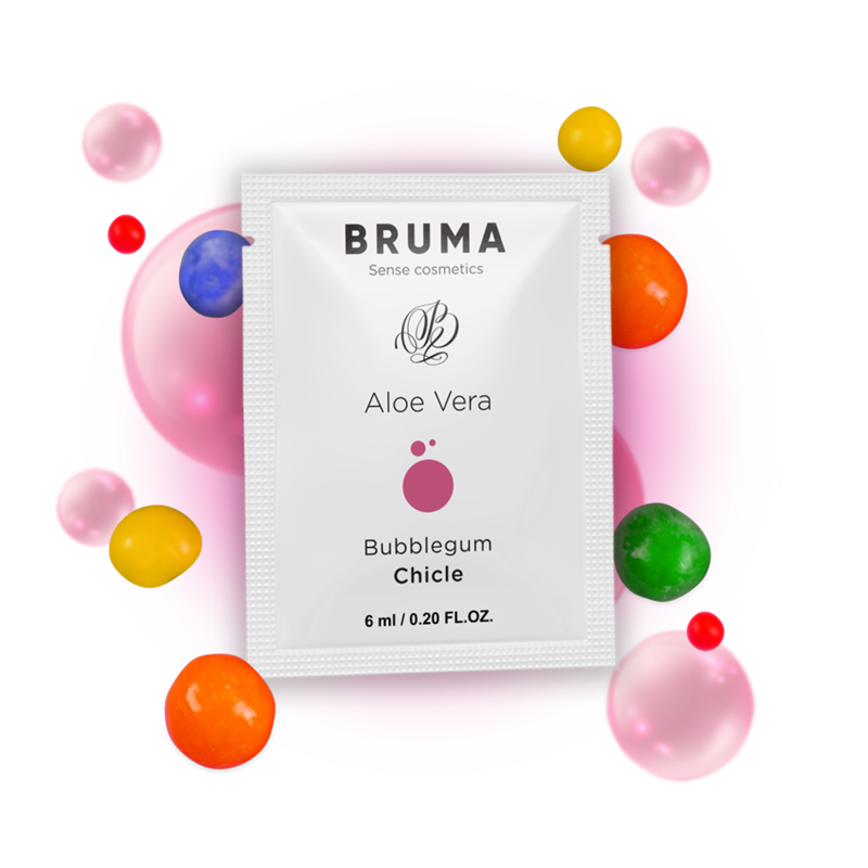 BRUMA - GEL DESLIZANTE CON ALOE VERA SABOR A CHICLE 6 ML