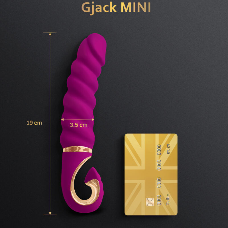 G-VIBE - GJACK MINI VIBRADOR SILICIONA MORADO