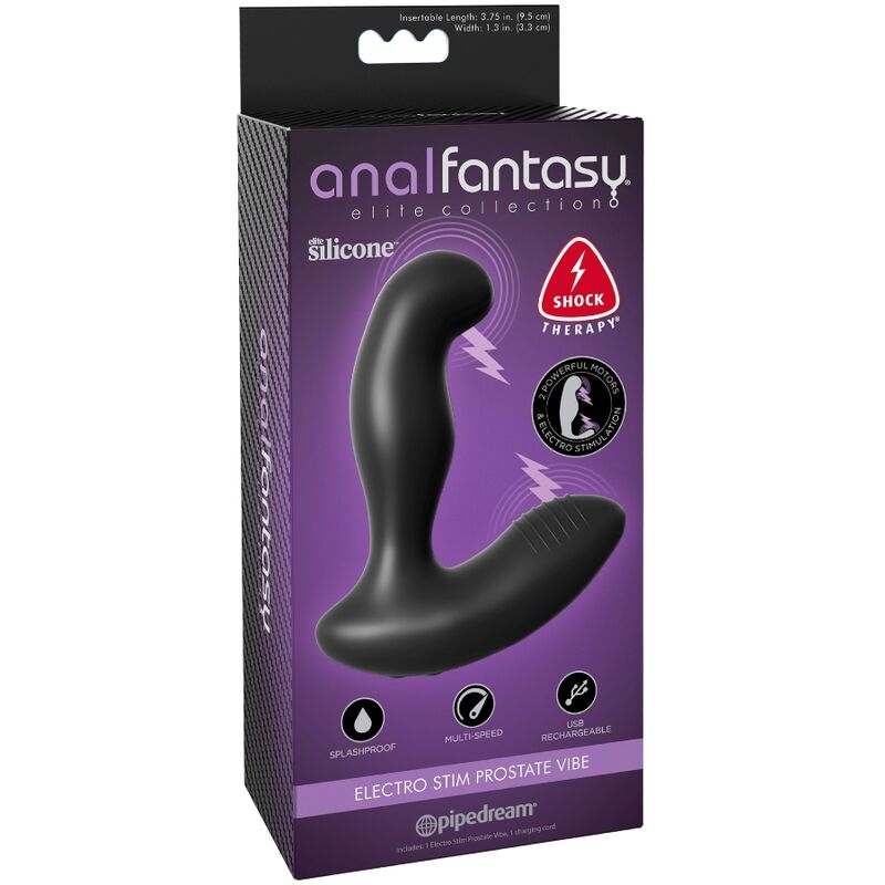 ANAL FANTASY ELITE COLLECTION - MASAJEADOR PROSTATICO VIBRADOR ELECTRO STIM