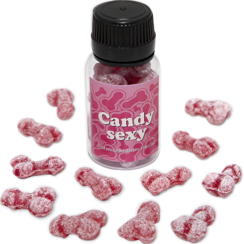 DIABLO PICANTE - CANDY SEXY BOTE 12 GOMINOLAS SABOR FRESA-CEREZA