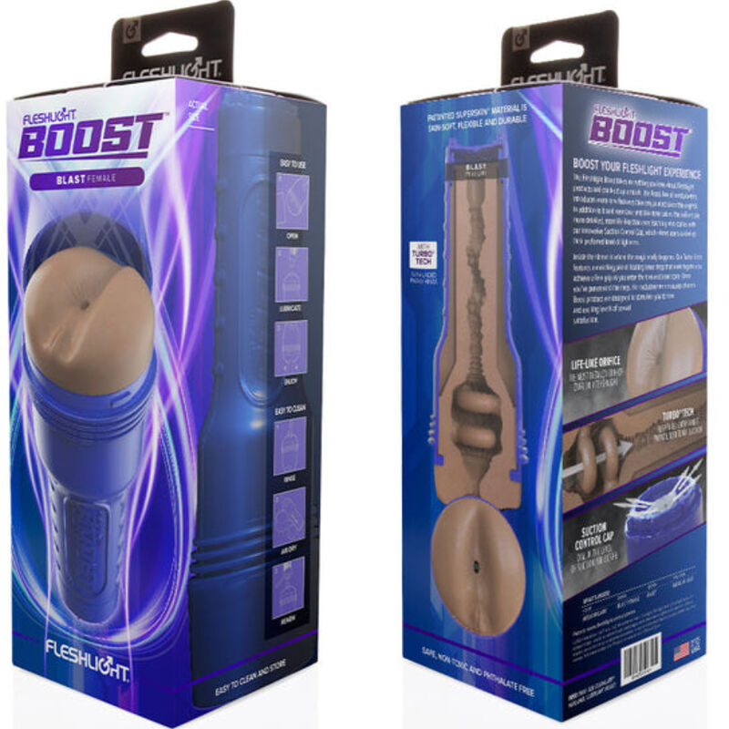 FLESHLIGHT BOOST - MASTURBADOR ANO BLAST FEMALE MD FLESH RP