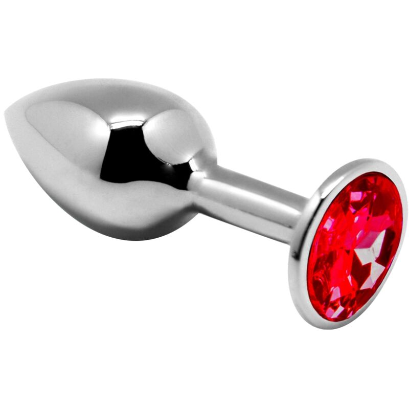 ALIVE - ANAL PLEASURE MINI PLUG METAL ROJO TALLA M