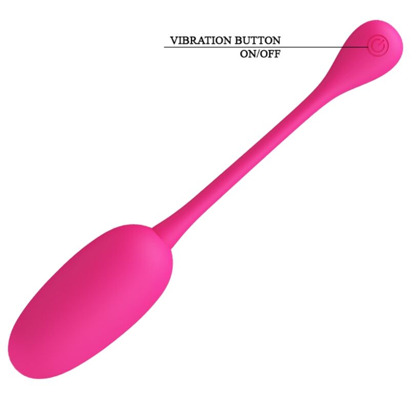 PRETTY LOVE - KNUCKER HUEVO VIBRADOR RECARGABLE ROSA