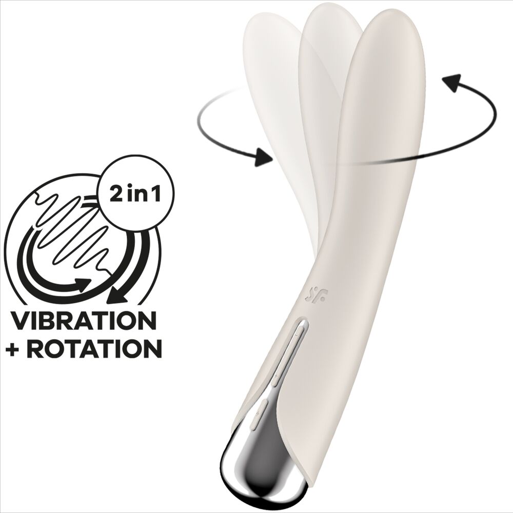 SATISFYER - SPINNING VIBE 1 VIBRADOR ROTADOR G-SPOT RED