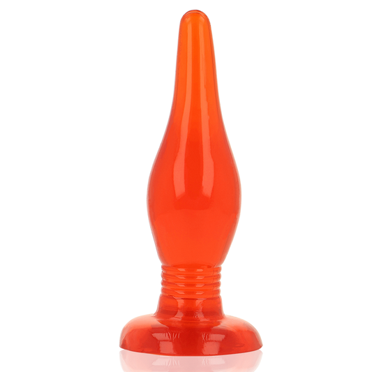 BAILE - PLUG ANAL TACTO SUAVE ROJO 14.2 CM