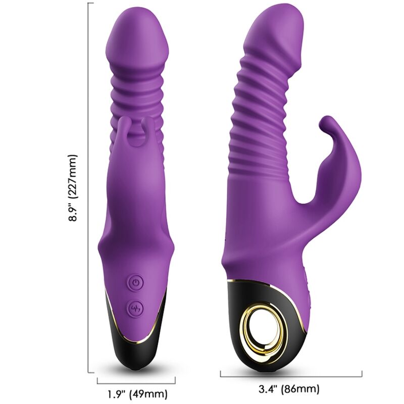 ARMONY - ZING DILDO VIBRADOR RABBIT VIOLETA