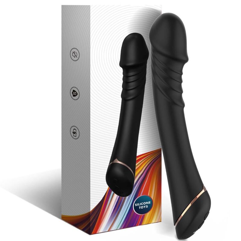 ARMONY - DILDO VIBRADOR SILICONA NEGRO