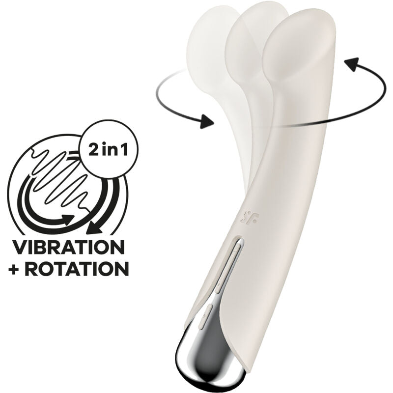 SATISFYER - SPINNING G-SPORT 1 VIBRADOR ROTADOR ROJO