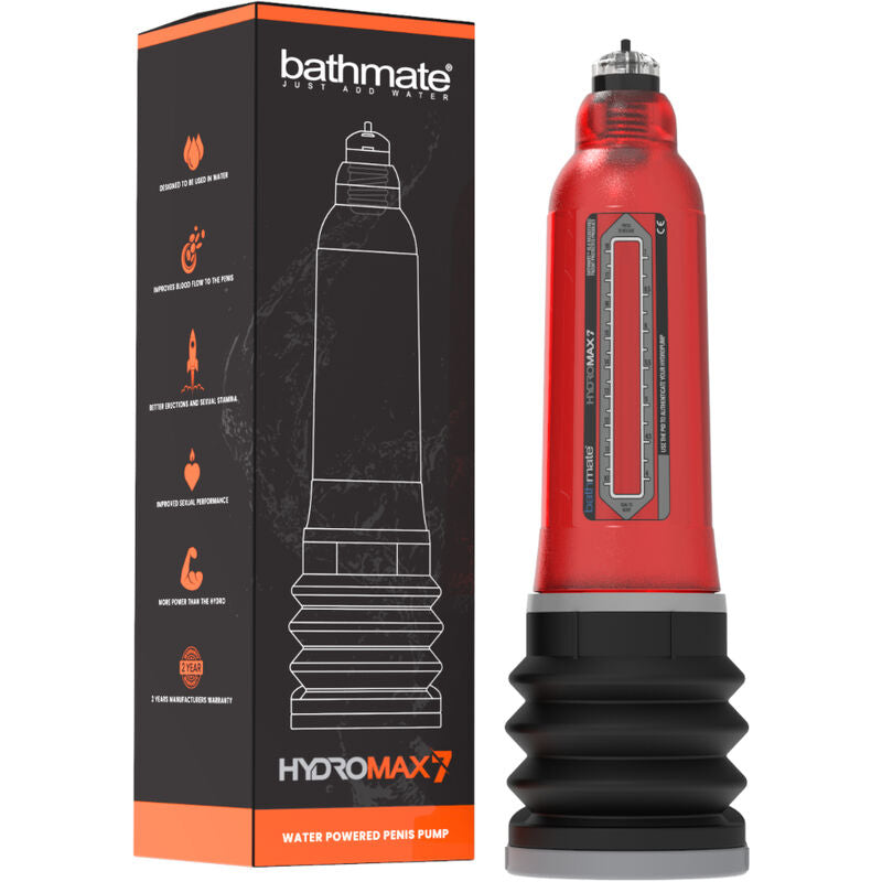 BATHMATE - HYDROMAX 7 BOMBA AUMENTO PENE ROJO