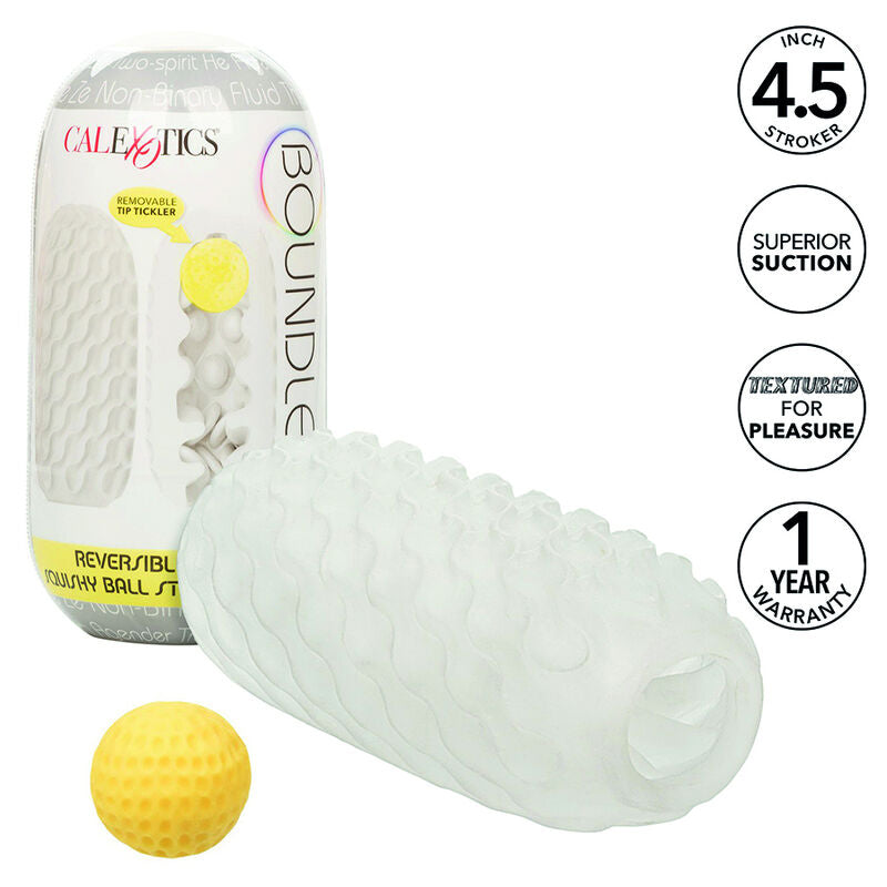 CALEXOTICS - BOUNDLESS STROKER BLANDO REVERSIBLE AMARILLO