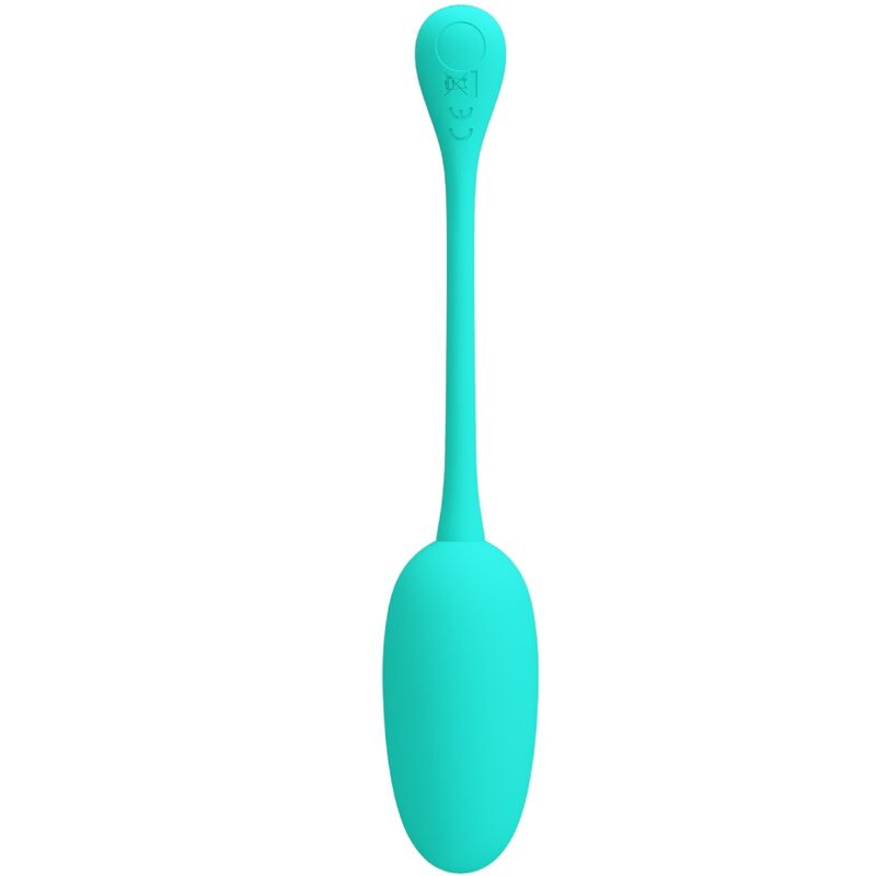 PRETTY LOVE - KNUCKER HUEVO VIBRADOR RECARGABLE VERDE AGUA