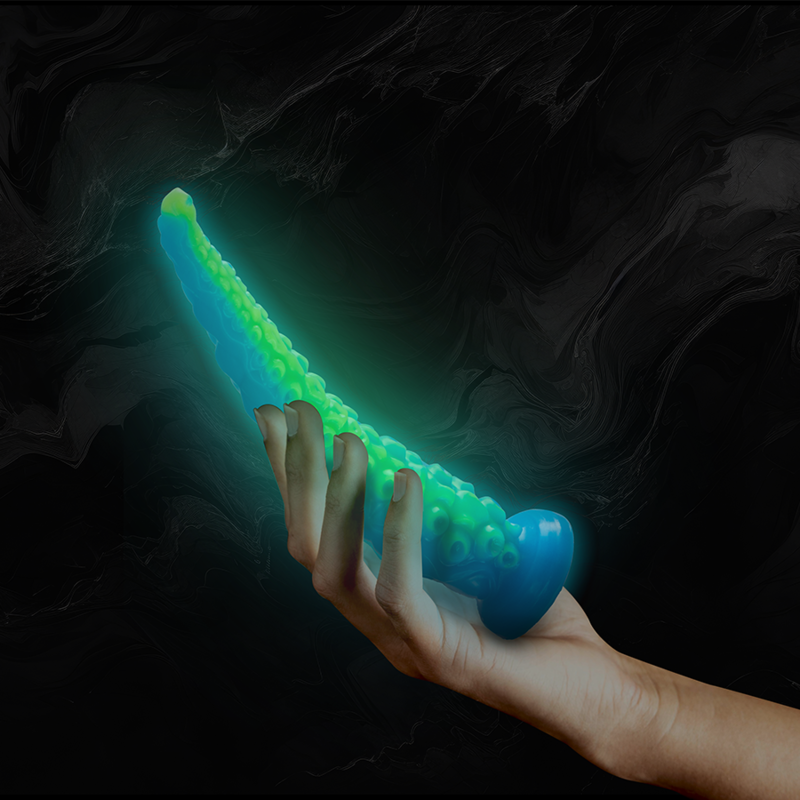 EPIC - SCYLLA DILDO TENTÁCULO FINO FLUORESCENTE TAMAÑO PEQUEÑO