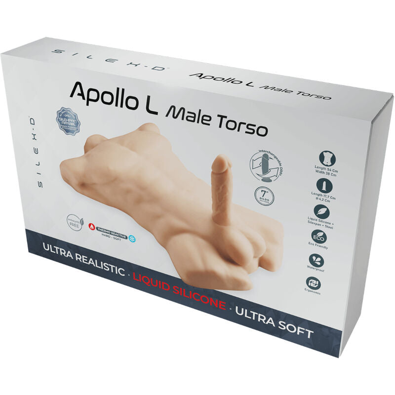 SILEXD - APOLLO L TORSO REALISTICO MASCULINO