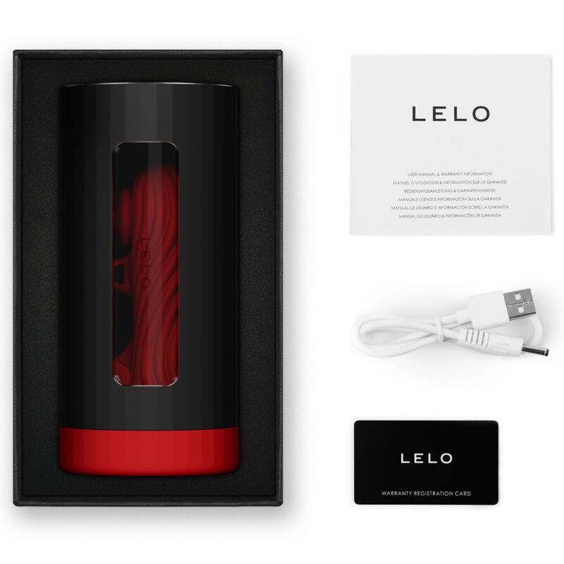 LELO - F1S V3 MASTURBADOR MASCULINO ROJO XL