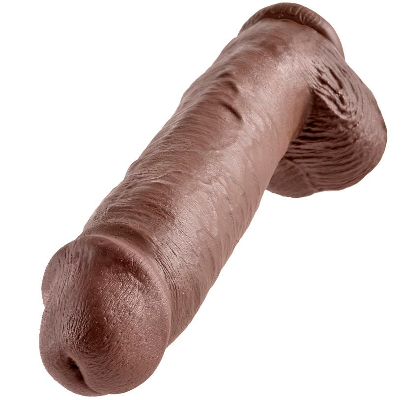 KING COCK - 11 PENE REALISTICO MARRON 28 CM