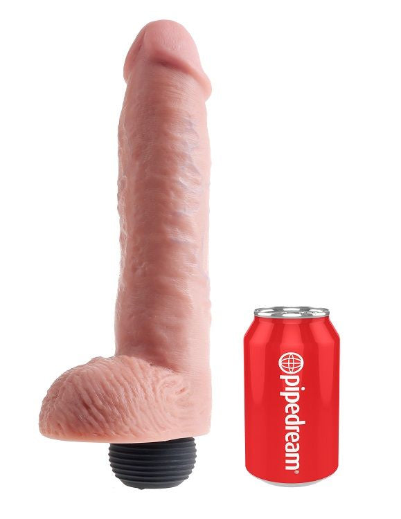 KING COCK - PENE REALISTICO EYACULADOR NATURAL 27.94 CM