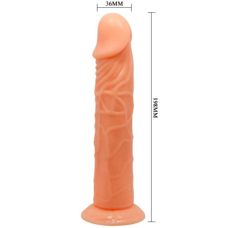 BAILE - DILDO VIVE REALISTIC 19.8 CM COR NATURAL